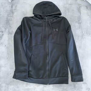 Under Armour Black Men's Performance Full-Zip Hoodie Jacket